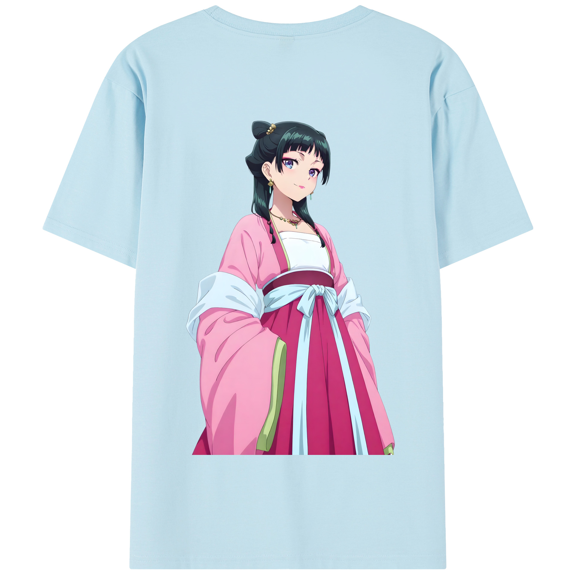 （画像用） 薬屋のひとりごと The Apothecary Diaries 綿100％半袖Tシャツ（背面プリント）